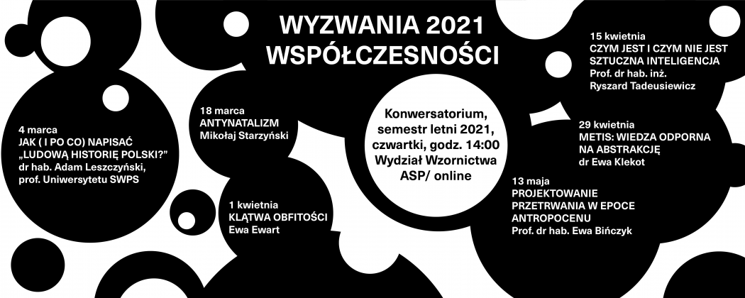 grafika “Wyzwania Współczesności 2021”: konwersatorium na Wydziale Wzornictwa