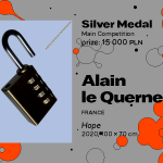 27th International Poster Biennale in Warsaw, Main Competition, II Alain le Quernec, France, “Hope”, SILVER MEDAL (PLN 15,000)