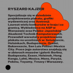 Ryszard Kajzer, złoty medal w Konkursie Głównym 27. MBP w Warszawie, grafika: OKI OKI – Agata Klepka, Aleksandra Olszewska