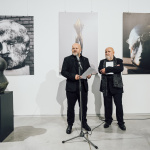 Otwarcie wystawy rzeźb prof. Adama Myjaka z lat 1973-2020, fot.: ASP w Warszawie