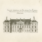 Pałac Czapskich, ok. 1750 roku. Fot.: Archiwum ASP w Warszawie