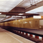 Wnętrza dworca „Warszawa-Śródmieście” | Interior of the „Warszawa-Śródmieście” station 1963 fot. | photo: Jerzy Sołtan | Archiwum Zakładów Artystyczno-Badawczych | Artistic and Research Workshops Archives