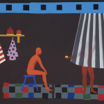 Jarosław Modzelewski, Hygene, 1990, tempera i płótno