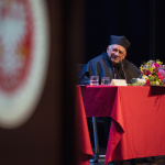 Nadanie tytułu doktora honoris causa Uniwersytetu w Białymstoku prof. Leonowi Tarasewiczowi (22 czerwca 2022). Fot. Piotr Duniewski, UwB