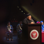 Nadanie tytułu doktora honoris causa Uniwersytetu w Białymstoku prof. Leonowi Tarasewiczowi (22 czerwca 2022). Fot. Piotr Duniewski, UwB