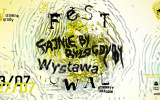 grafika: Zaproszenie na wystawę "Fajnie by było gdyby" w ramach 3. Festiwalu Otwarty Jazdów Solatorium / Motyka i Słońce / Zaczarowany Ogród ul. Jazdów 3/9 i 3/17 Warszawa 13 / 22 / 23 / 27 lipca 2022