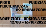 Piotr Puldzian Płucienniczak "89 drobiazgów" Galeria NOWY ZŁOTY rogu ulic Górnickiego i Prusa 50-337 Wrocław wernisaż: 12 sierpnia 2022,  19.00