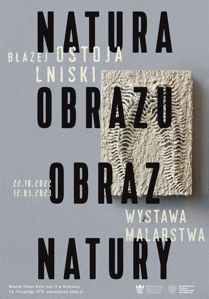 Plakat wystawy Natura obrazu obraz natury