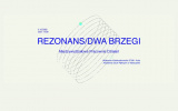 Niebieskie napisy rezonans / dwa brzegi Pokaz projektów Międzywydziałowej Pracowni Działań ASP w Warszawie ul. Wybrzeże Kościuszkowskie 37/39 – Aula 2 grudnia 2022 g. 12.00