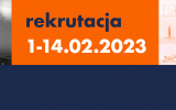 Napis Rekrutacja 1-14.02.2023